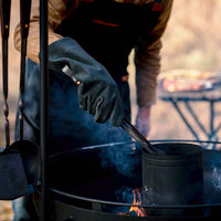 Leather Apron, Gloves, and Tongs Bundle