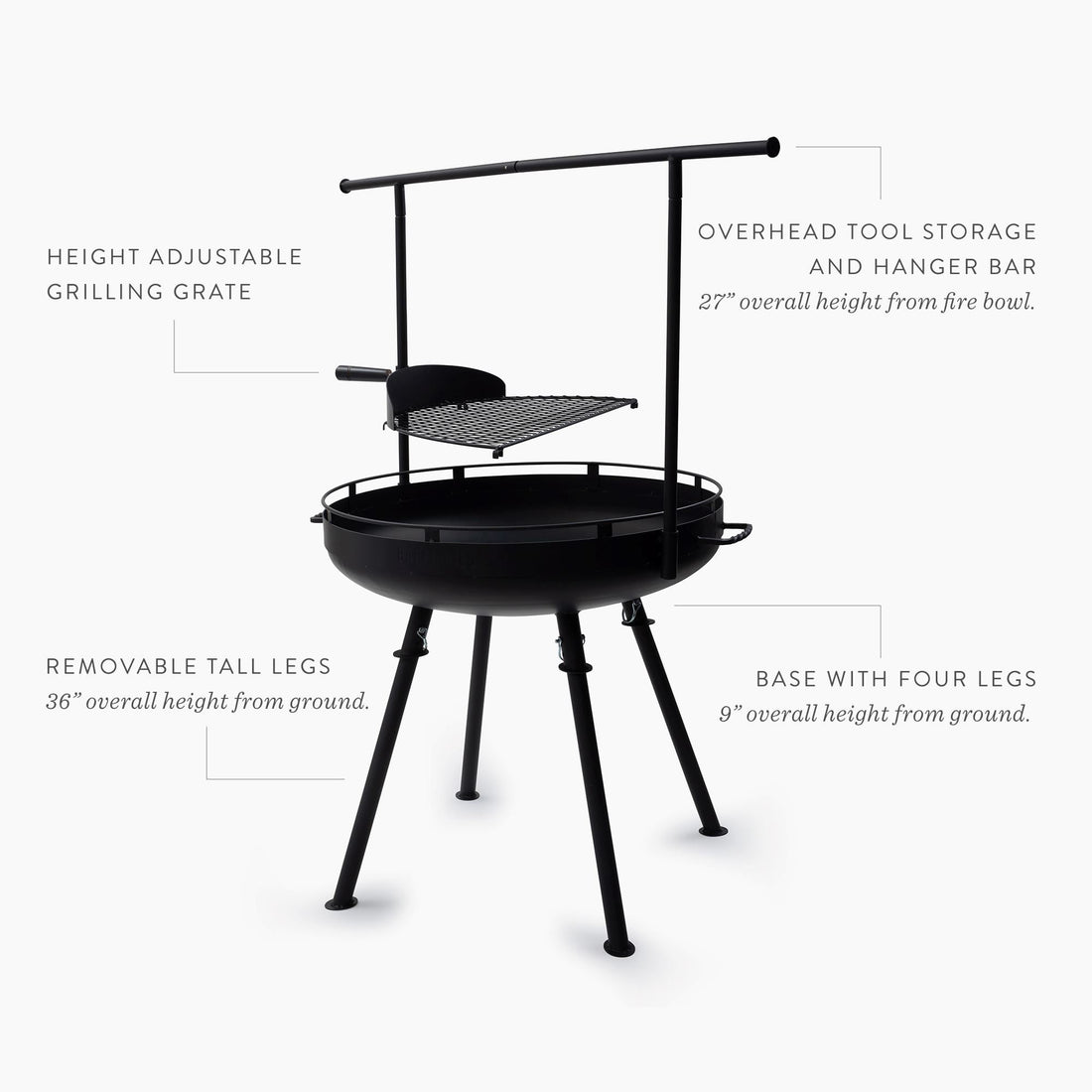 Cowboy Fire Pit Grill - 30"